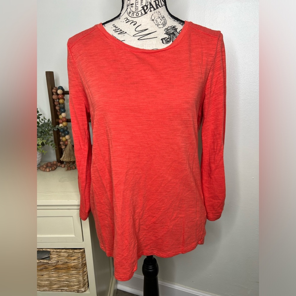 Cable & Gauge Burnt Orange Detailed Top